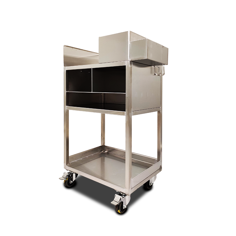 C-22 Customizable Work Table with Shelves and Wheels