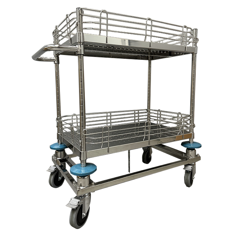 C-30 Stainless steel three-tier trolley