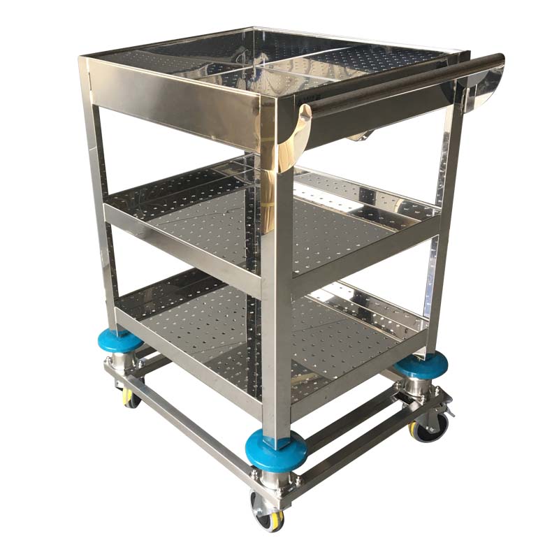 C-32 Three-layer punching shock absorber trolley
