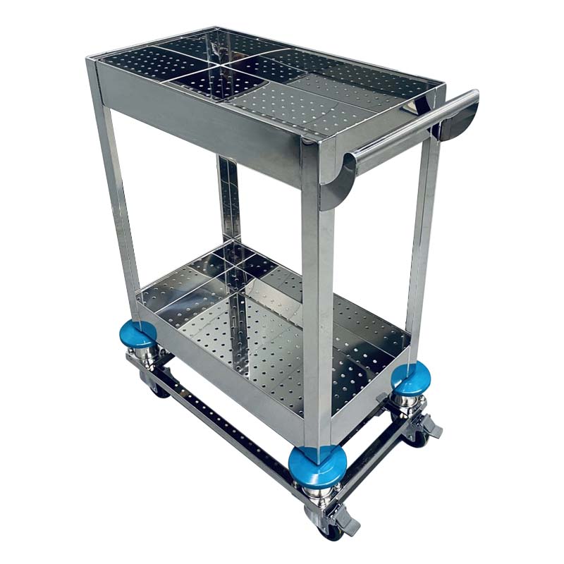 C-33 Two-layer punching shock absorber trolley