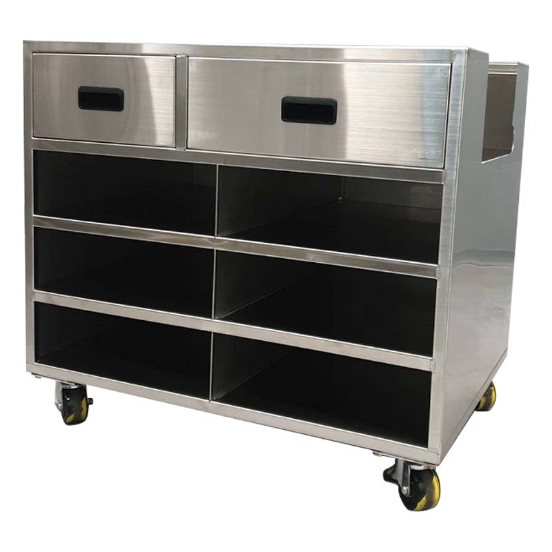 T-65 Stainless steel strapping machine single drawer work table
